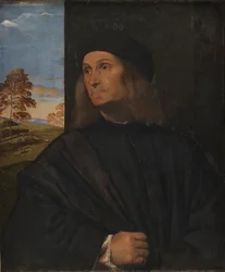 Porträtt av den venetianske målaren Giovanni Bellini?