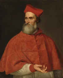 Porträtt av kardinal Pietro Bembo, ca 1540 (olja på duk)