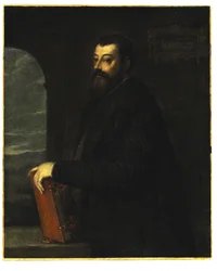 Porträtt av Gabriele Giolito de