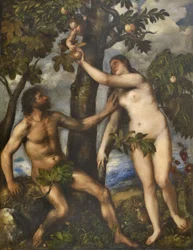 Adam och Eva, omkring 1550