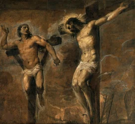 Kristus och den gode tjuven, ca 1565-1570.