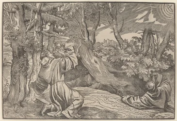 Saint Francis tar emot Stigmata