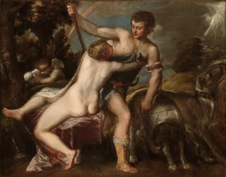 Venus och Adonis, ca. 1540 sc. 1560-1565