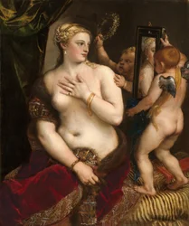 Venus med en spegel, ca. 1555.