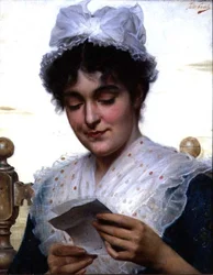 Brevet (olja på duk)