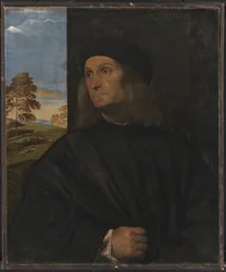 Porträtt av den venetianske målaren Giovanni Bellini (?)