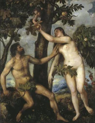 Adam och Eva, ca. 1550