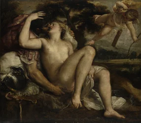Mars, Venus och Amor, cirka 1530
