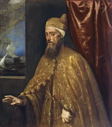 Porträtt av Doge Francesco Venier