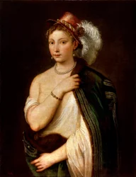 Porträtt av en ung kvinna, c1536.