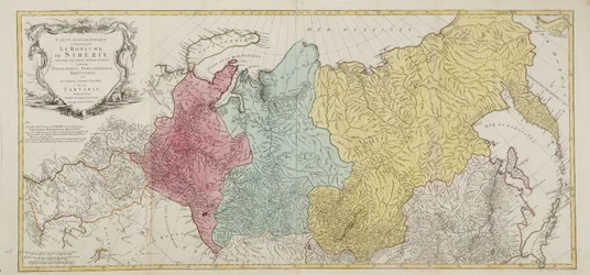 Karta över det ryska imperiet