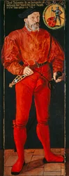 Porträtt av Zürichs fanbärare Jacob Schwytzer, 1564