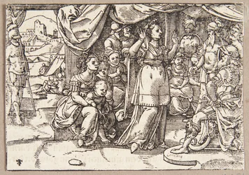 Veturia och Volumnia ber Coriolanus att skona Rom