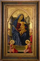 Virgin and Child, 1426 (tempera på panel) (se 199298 för detaljer)
