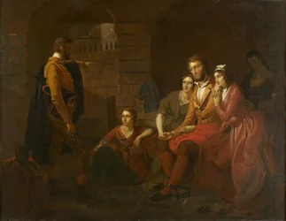 Lafayette i fängelset i Olmütz, 1850