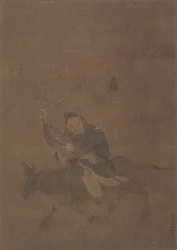 Daoist ridande horndjur.