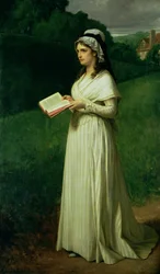 Porträtt av Charlotte Corday