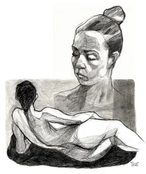 Kontemplativ figurstudie