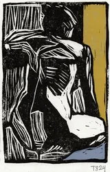 Uttrycksfull abstrakt figur