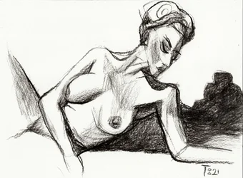 Sensuell nakenskiss
