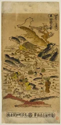 Sommar: Plantera ris (Natsu: taue no zu), nr 2 från serien "The Four Seasons of Farmers (Shiki no hyakusho)"