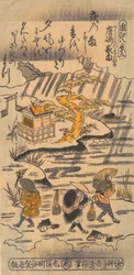 Nattregn vid Karasaki, tidigt 1700-tal., tidigt 1700-tal.