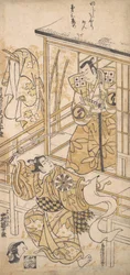 Tea C and r Sawamura Sojuro Doctor Som Sasakis Saburo, va? 1741. , mygga. 1741.