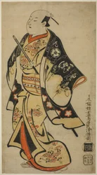 Skådespelaren Uemura Kaemon (?)