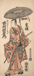 Kabuki-skådespelaren Ichimura Uzaemon IX, ca. 1759., ca. 1759.