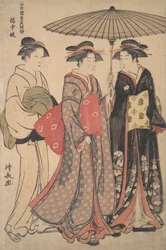 Dansare från Tachibana Street, 1742-1815.