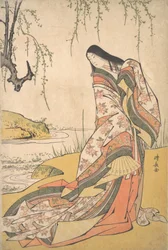 Kanjo: En hovdam, ca. 1790.