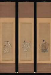 Den gynnsamma Noh Dance Okina, ca. 1790-95.