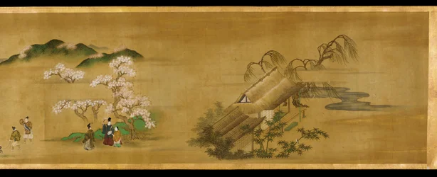 Landskap av de fyra årstiderna, Edo-perioden, 1600-talet.