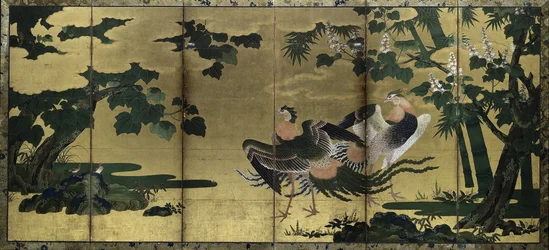 Phoenixes och Paulownia, sent 1500-tal.
