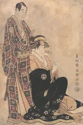 Sagawa Chrysanthemum Woman Good Aste School Katsuragi, Idea Sawamura Sojuro, 1794. , 1794.