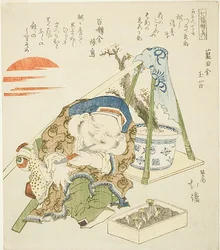 Daikoku, från serien "Sju lyckogudar (Shichi fuku jin no uchi)"