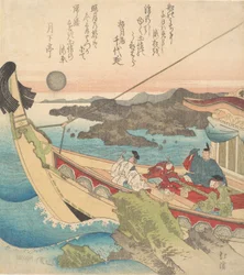 Inlandshavet nära Tosa, ca. 1820.