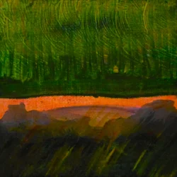 Dreamscape 2 , 2017 (olja på duk)