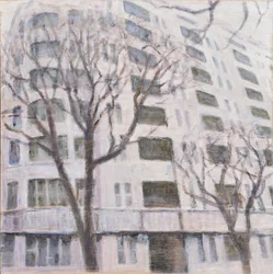 En plats att bo på 58, 2013 (olja på plywood)