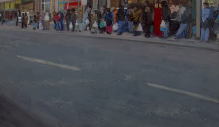 Slutet av dagen, 2010 (olja på duk)