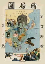 Situationen i Fjärran Östern, um 1900-1904.