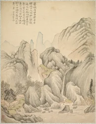 Vikta kullar och skiktade toppar, 1847.