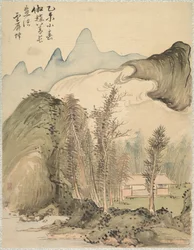 Hydda bland träden, 1847.