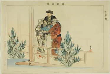Dontaro (Kyogen), från serien "Pictures of No Performances (Nogaku Zue)"