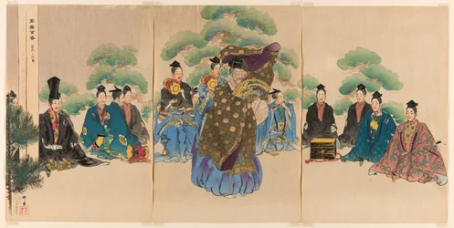 Okina, från serien "One Hundred No Dramas (Nogaku hyakuban)"