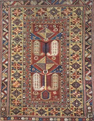 Närbild av en Melas bönematta, Anatolien, Turkiet