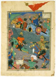 Striden mellan Kay Khusraw och kungen av Makran, 1494