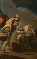 Merkurius på väg att halshugga Argus, ca 1770-1775