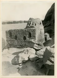 Kupolförsedd kyrka, Qasr Ibrim, Egypten, fotografi av Ugo Monneret de Villard
