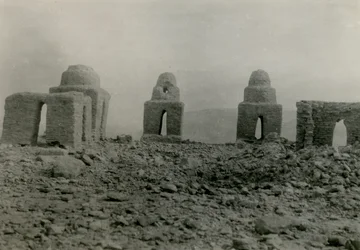 Kupolformad grav, Agargia, Sudan, fotografi av Ugo Monneret de Villard